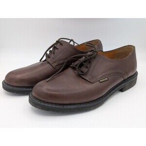 Mephisto Marlon Air Relax Brown Leather Derby Shoes Mens 9 Goodyear Welt